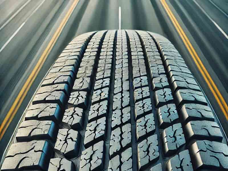 Ejemplo de banda de rodadura de camion